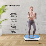 social hike vibration plate machine full body vibrating exercise platform blue