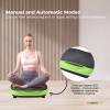 social hike vibration plate machine full body vibrating exercise platform green