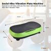 social hike vibration plate machine full body vibrating exercise platform green