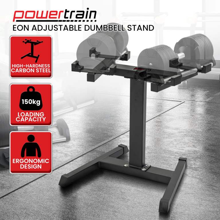 powertrain 150kg adjustable eon dumbbell stand powertrain 150kg adjustable eon dumbbell stand