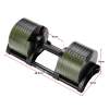 powertrain eon dial up 36kg adjustable dumbbell green powertrain eon dial up 36kg adjustable dumbbell green