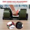powertrain eon dial up 36kg adjustable dumbbell green powertrain eon dial up 36kg adjustable dumbbell green