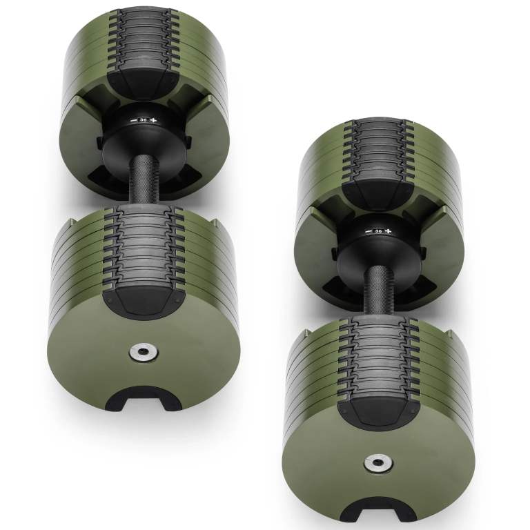 powertrain eon dial up 72kg adjustable dumbbells pair green powertrain eon dial up 72kg adjustable dumbbells pair green