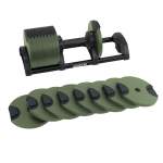 powertrain eon dial up 72kg adjustable dumbbells pair green powertrain eon dial up 72kg adjustable dumbbells pair green