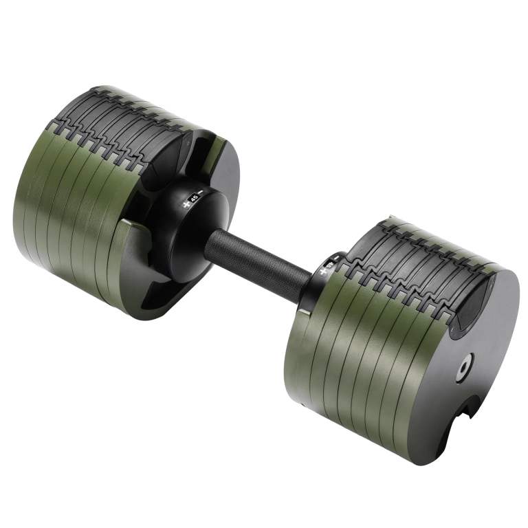 powertrain eon dial up 45kg adjustable dumbbell green powertrain eon dial up 45kg adjustable dumbbell green