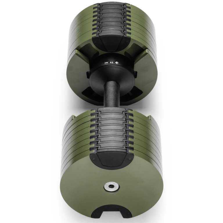 powertrain eon dial up 45kg adjustable dumbbell green powertrain eon dial up 45kg adjustable dumbbell green