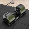 powertrain eon dial up 45kg adjustable dumbbell green powertrain eon dial up 45kg adjustable dumbbell green