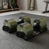 powertrain eon dial up 90kg adjustable dumbbells pair green powertrain eon dial up 90kg adjustable dumbbells pair green