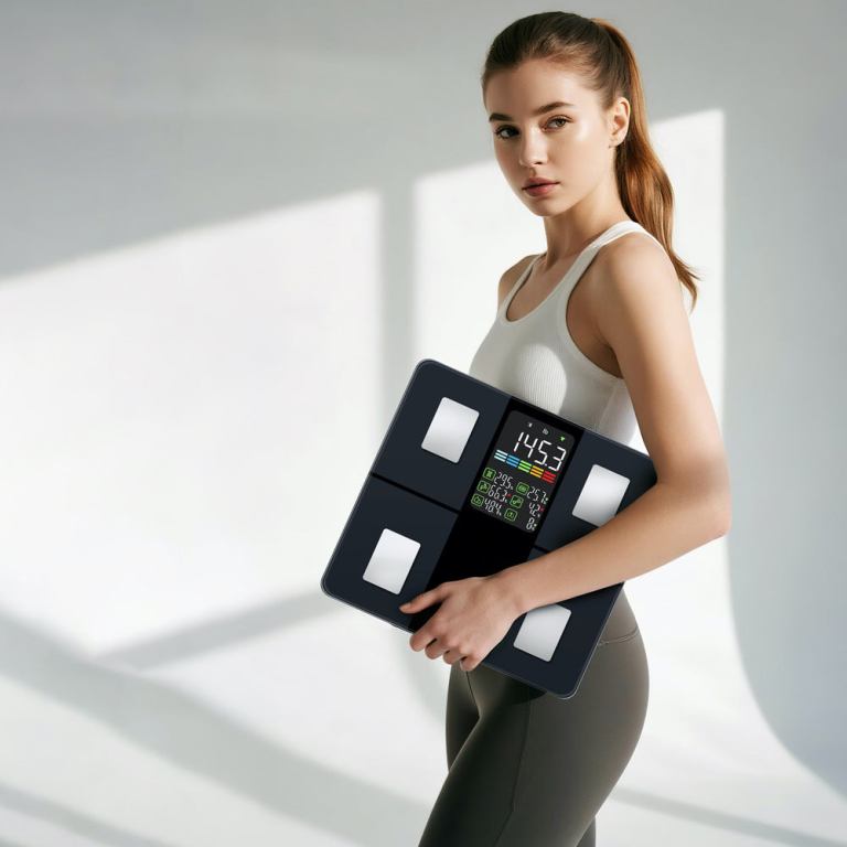 halo bluetooth smart display body scale