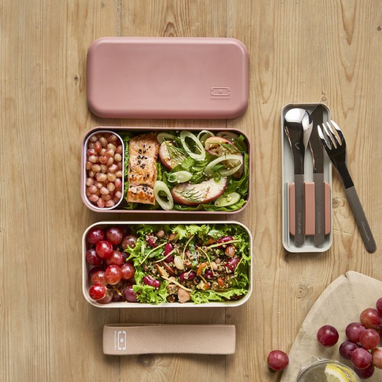 monbento mb original bento box rosa moka