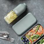 monbento mb positive m reusable water bottle green natural