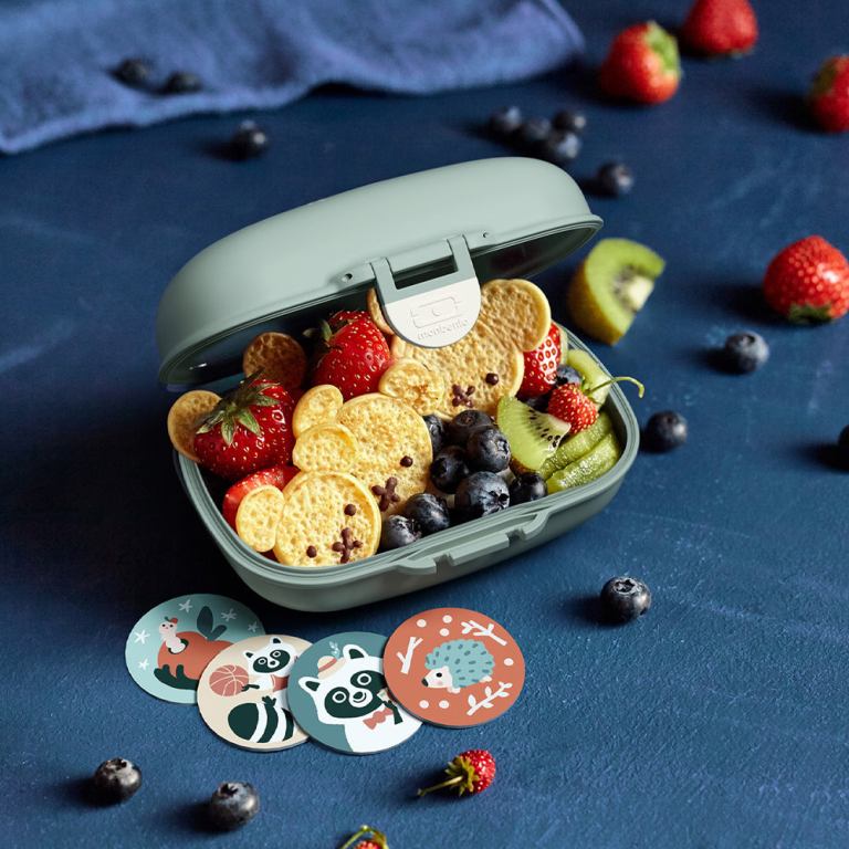 monbento mb gram kids snack box raccoon