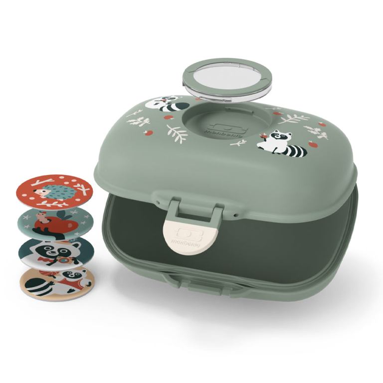 monbento mb gram kids snack box raccoon