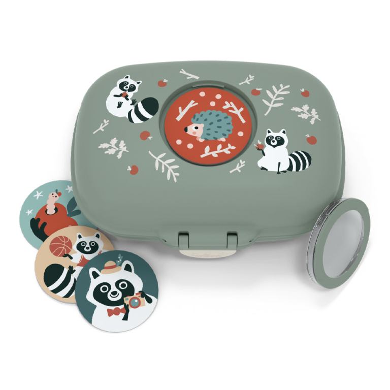 monbento mb gram kids snack box raccoon