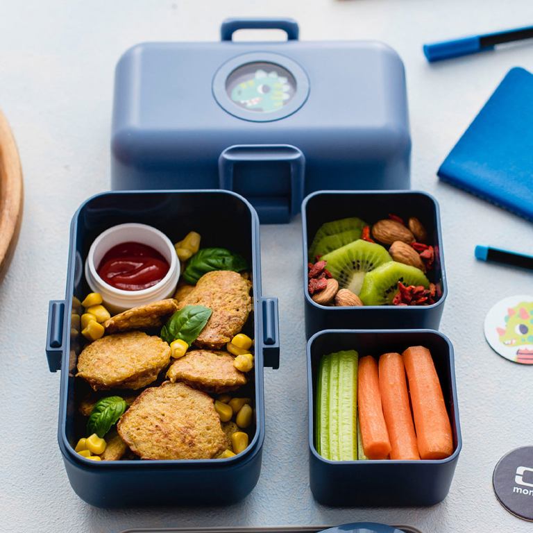 monbento mb tresor kids bento box blue infinity