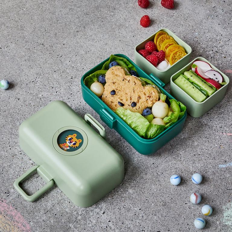 monbento mb tresor kids bento box green forest