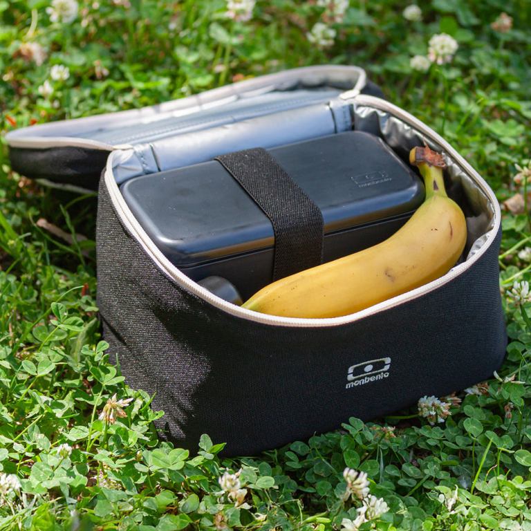 monbento arctic insulated cooler lunch bag black onyx