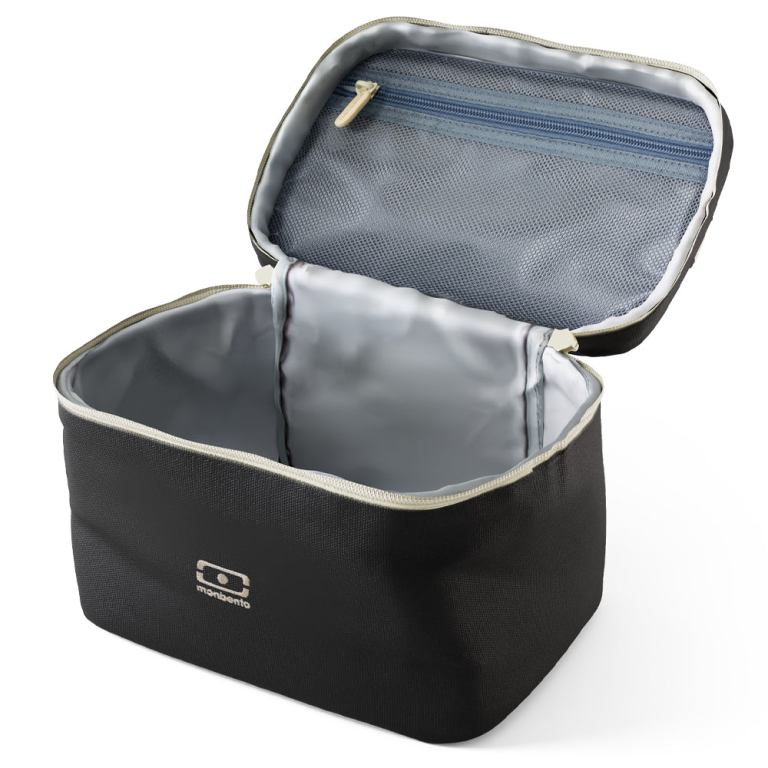 monbento arctic insulated cooler lunch bag black onyx