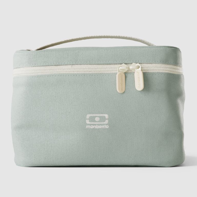 monbento arctic insulated cooler lunch bag green natural