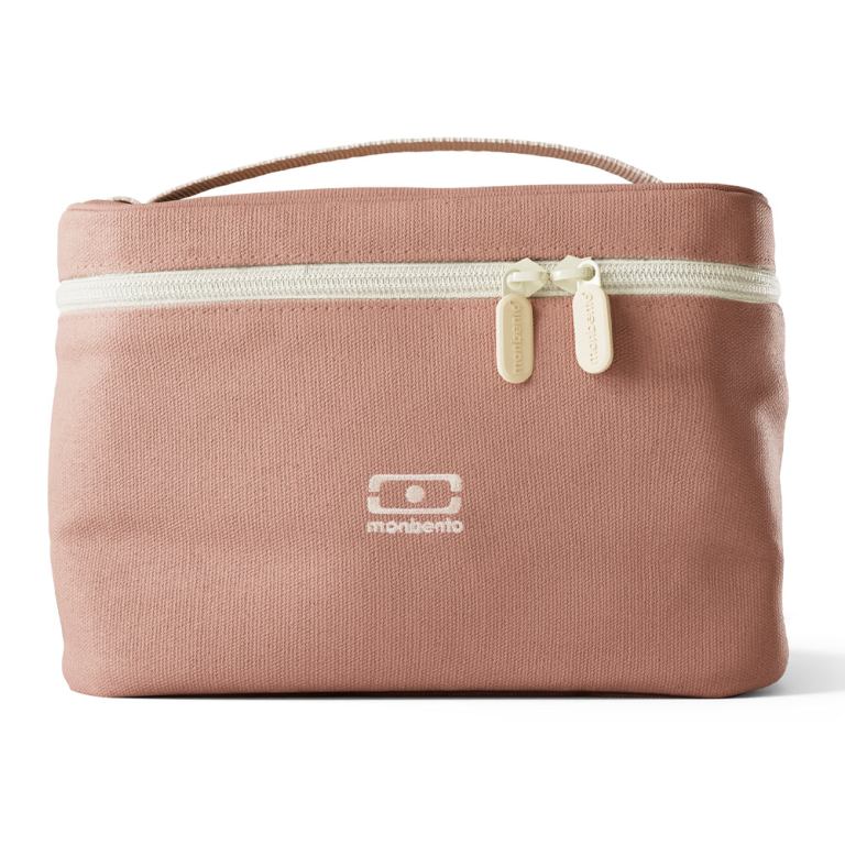 monbento arctic insulated cooler lunch bag pink moka
