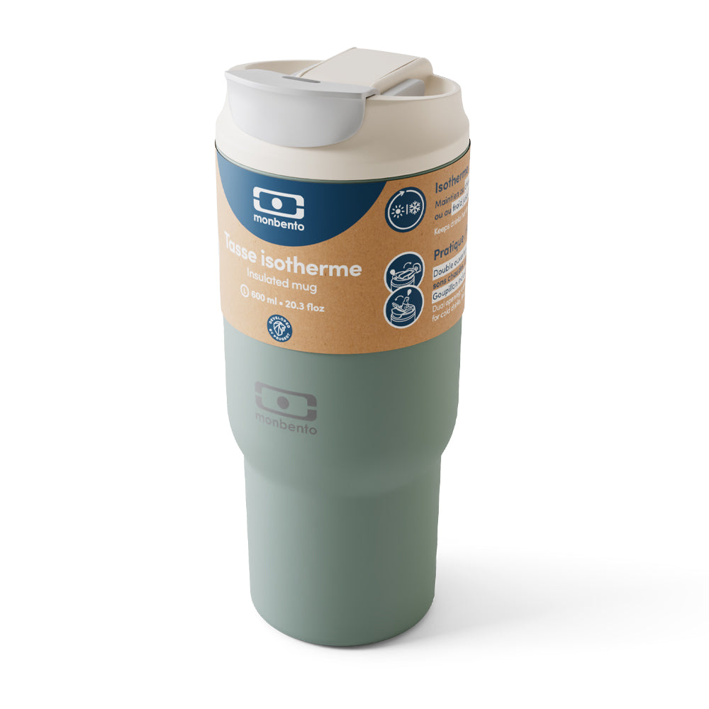 monbento travel mug l green natural