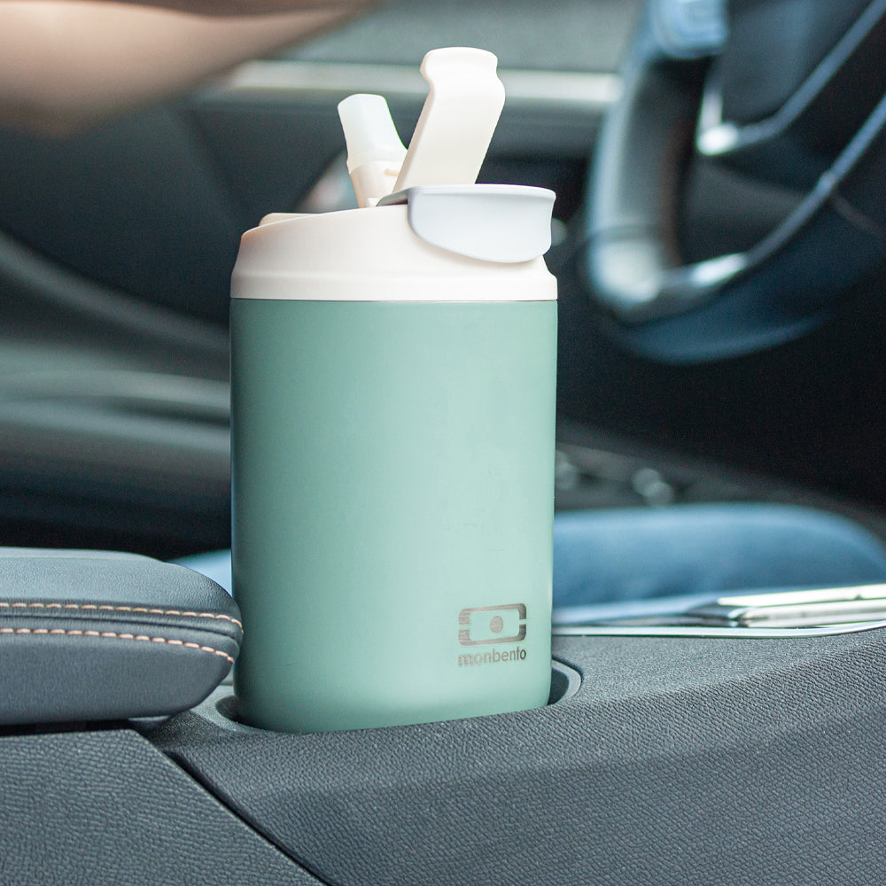 monbento travel mug l green natural