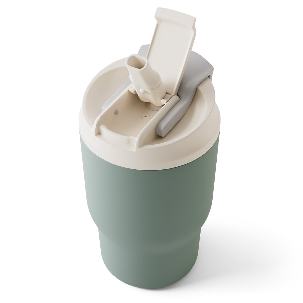 monbento travel mug s green natural