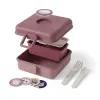 monbento mb sandwich lunch box snacky pink blush monbento mb sandwich lunch box snacky pink blush