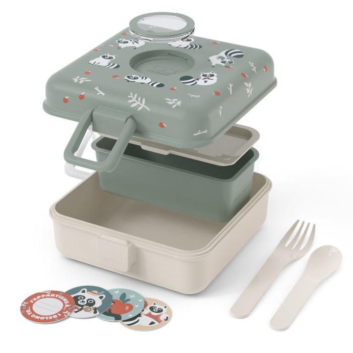 monbento mb sandwich lunch box snacky raccoon monbento mb sandwich lunch box snacky raccoon