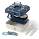 monbento mb sandwich lunch box snacky wolf