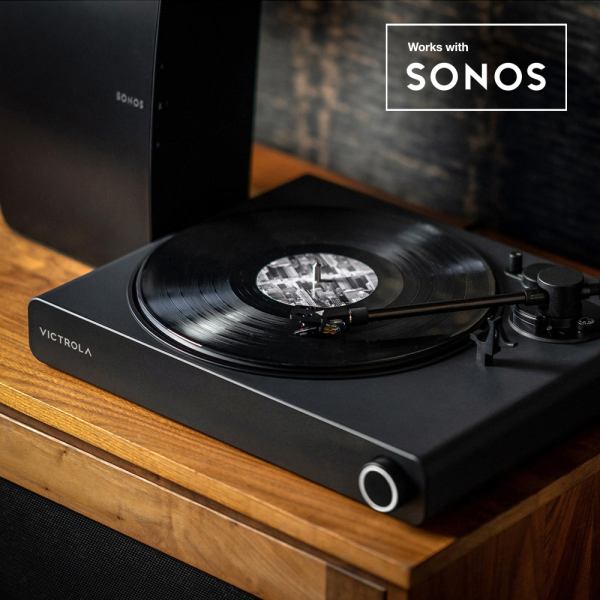 victrola stream onyx turntable