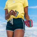 we are rewind portable cassette player & recorder edith, pink & green we are rewind portable cassette player & recorder edith, pink & green