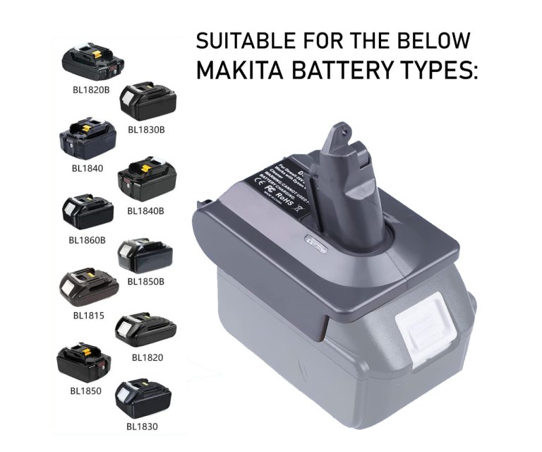 makita 18v to dyson v7 & v8 battery converter / adapter makita 18v to dyson v7 & v8 battery converter / adapter