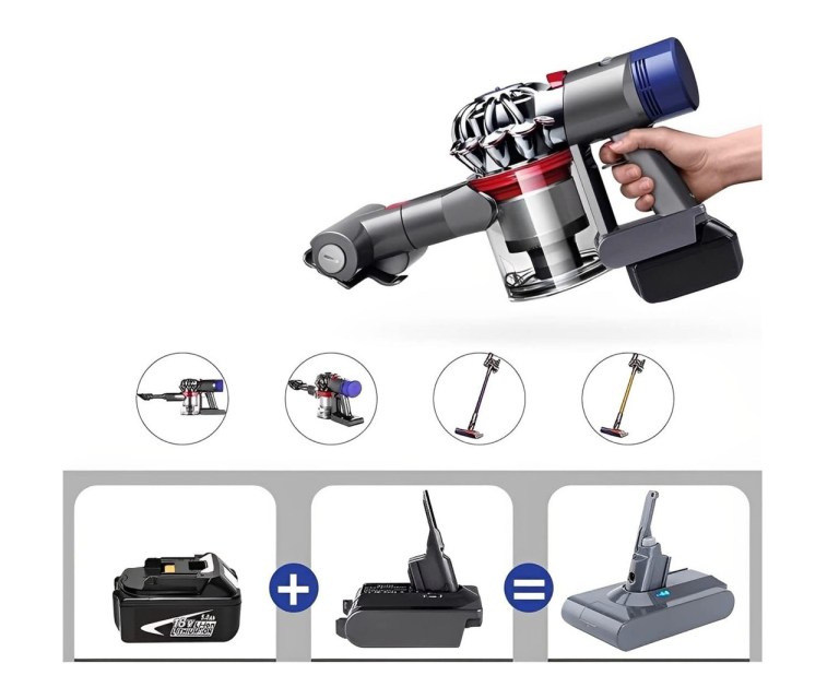 makita 18v to dyson v7 & v8 battery converter / adapter makita 18v to dyson v7 & v8 battery converter / adapter