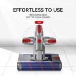 omni dual roll powerhead for dyson v7 v8 v10 v11 & v15 vacuum cleaners