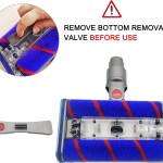 omni dual roll powerhead for dyson v7 v8 v10 v11 & v15 vacuum cleaners