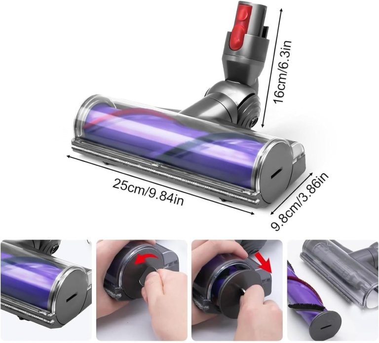 hygieia direct drive motorhead for dyson v7 v8 v10 v11 v15 & outsize models