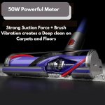 hygieia direct drive motorhead for dyson v7 v8 v10 v11 v15 & outsize models