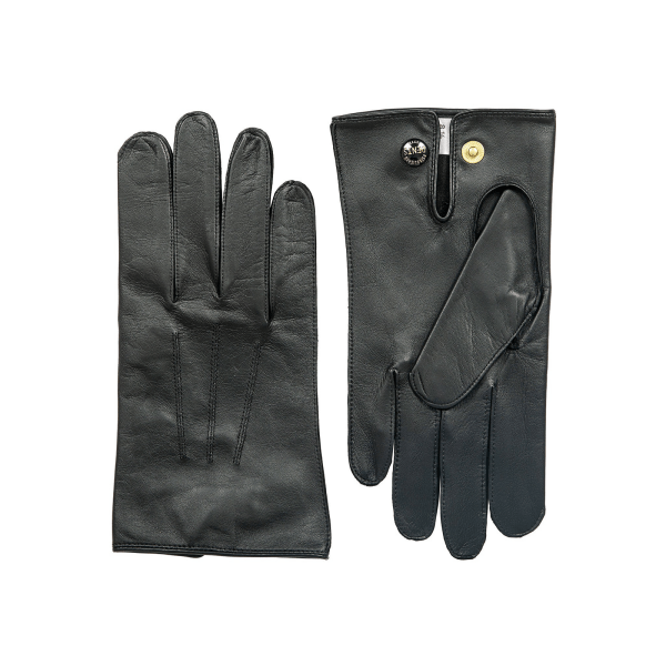 dents mens sandhurst three point leather unlined officers gloves in black 7.5 dents mens sandhurst three point leather unlined officers gloves in black 7.5