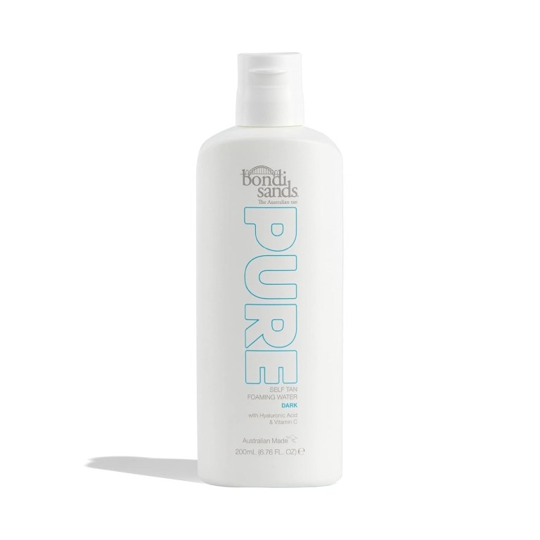 bondi sands 200m l pure self tanning foaming water w/ hyaluronic acid vegan