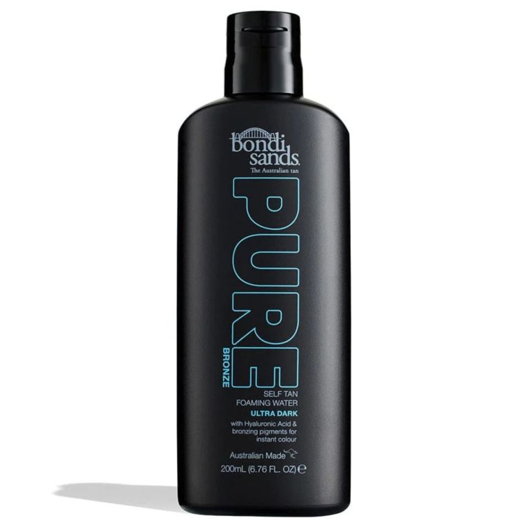 bondi sands 200ml pure bronze self tan tanning foaming water ultra dark