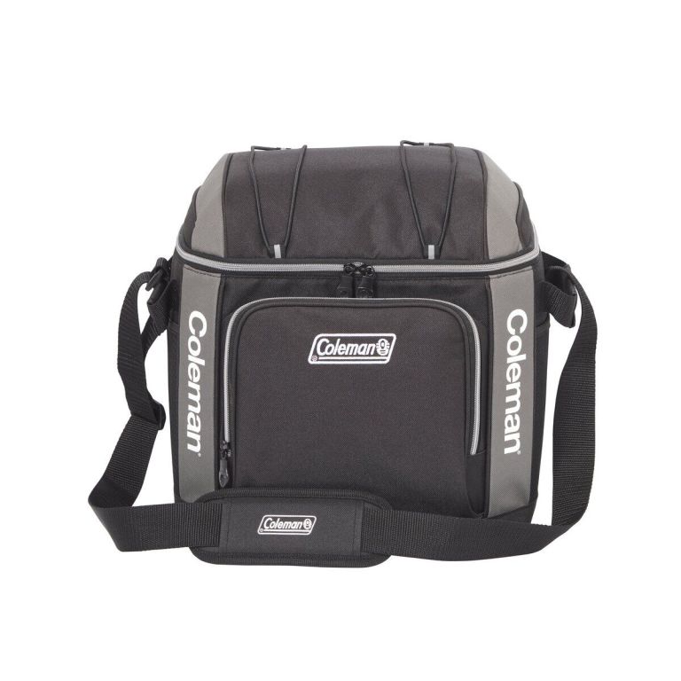 coleman 30 can soft cooler insulated outdoor camping picnic bag in black coleman 30 can soft cooler insulated outdoor camping picnic bag in black