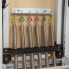 folding pilates reformer machine – home workout bed for full body fitness training Reformer Pilates springs with coloured tension rings.