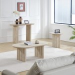 signorina side table 50cm Elegant beige living room with modern furniture.