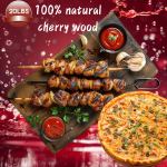 asmoke 100% natural cherry wood bbq smoker pellets (9kg / 20lbs) Pizza and skewers with cherry wood flavour.