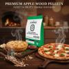 asmoke 100% natural apple wood bbq smoker pellets (2.27kg) premium fruit hardwood for chicken & pork Applewood pellets for smoking pizzas and pies.