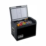 asmoke essential portable wood pellet grill & 47l mini fridge bundle + 5lb apple wood pellets