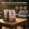 asmoke 100% natural cherry wood bbq smoker pellets (9kg / 20lbs) x2 asmoke 100% natural cherry wood bbq smoker pellets (9kg / 20lbs) x2