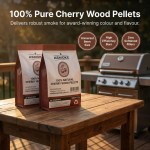 asmoke 100% natural cherry wood bbq smoker pellets (9kg / 20lbs) x2 asmoke 100% natural cherry wood bbq smoker pellets (9kg / 20lbs) x2