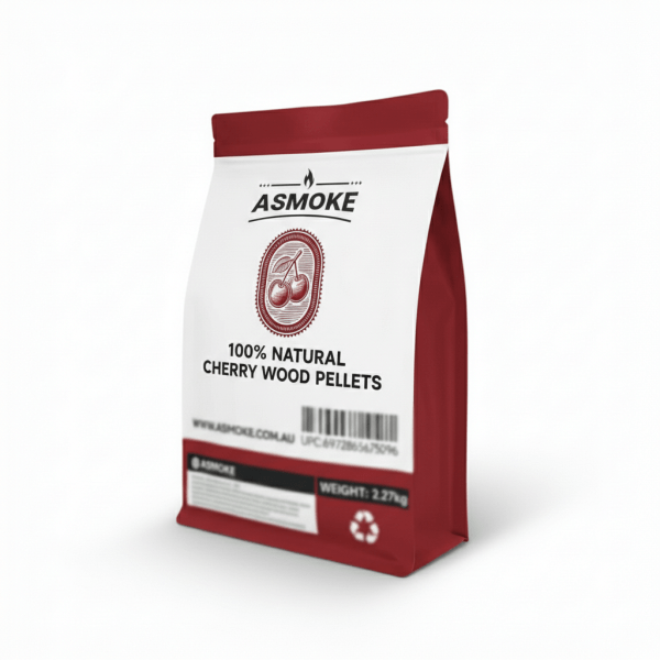 ASmoke 100% natural cherry wood pellets bag